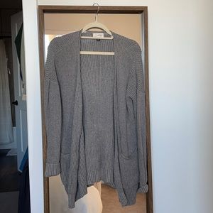 Target Gray Knot Cardigan XS (oversized fit)